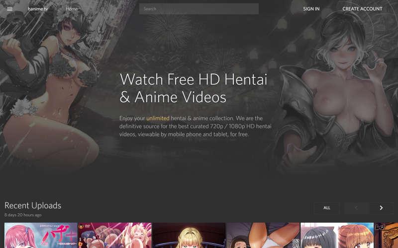 Hanime.tv desktop