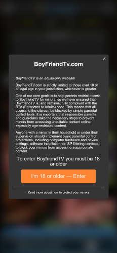 BoyfriendTV mobile
